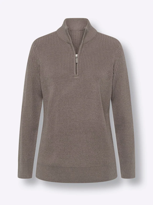 Classic Basics Stehkragenpullover »Pullover«