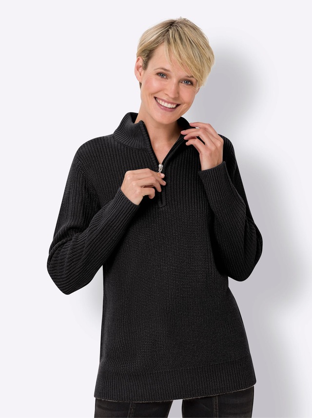 Classic Basics Stehkragenpullover »Pullover«