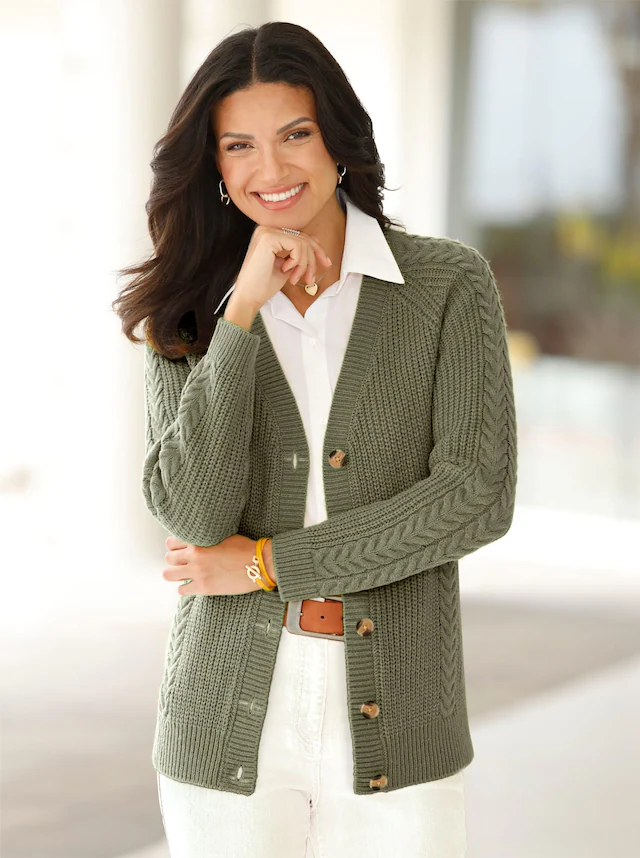 Classic Basics Strickjacke