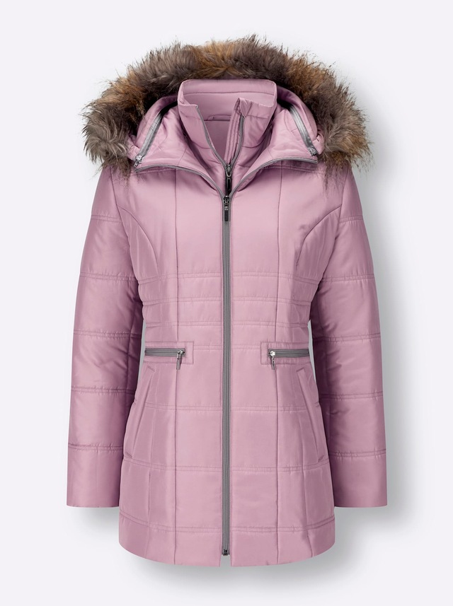 Classic Basics Steppjacke mit Kapuze