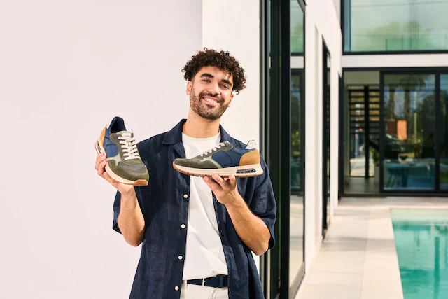 Rieker Sneaker , Schnürschuh, Halbschuh, Freizeitschuh mit gepolstertem Schaftrand