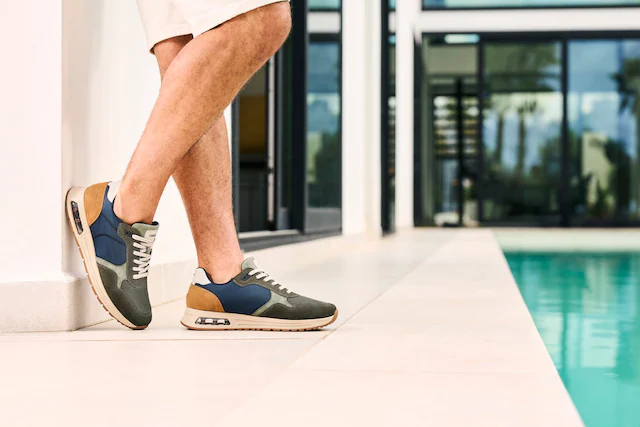 Rieker Sneaker , Schnürschuh, Halbschuh, Freizeitschuh mit gepolstertem Schaftrand