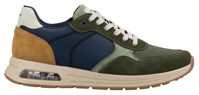 Rieker Sneaker , Schnürschuh, Halbschuh, Freizeitschuh mit gepolstertem Schaftrand