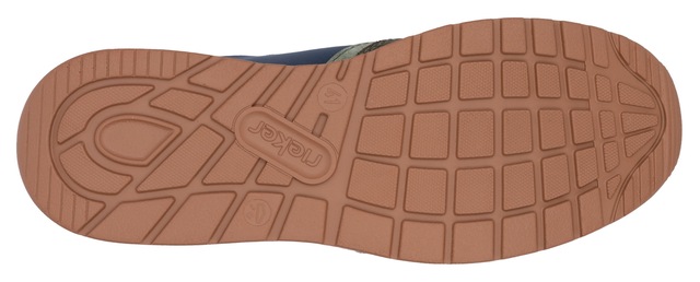 Rieker Sneaker , Schnürschuh, Halbschuh, Freizeitschuh mit gepolstertem Schaftrand