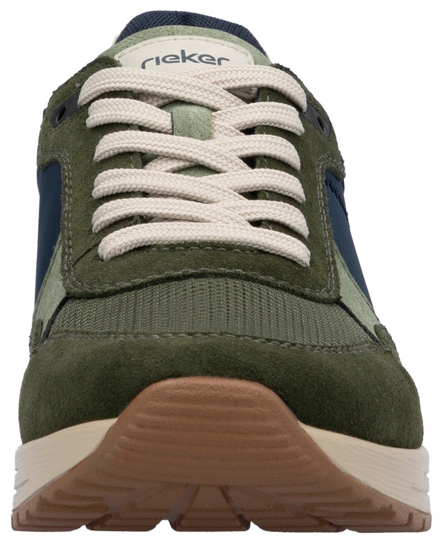Rieker Sneaker , Schnürschuh, Halbschuh, Freizeitschuh mit gepolstertem Schaftrand