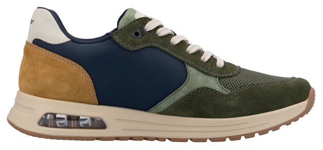 Rieker Sneaker , Schnürschuh, Halbschuh, Freizeitschuh mit gepolstertem Schaftrand