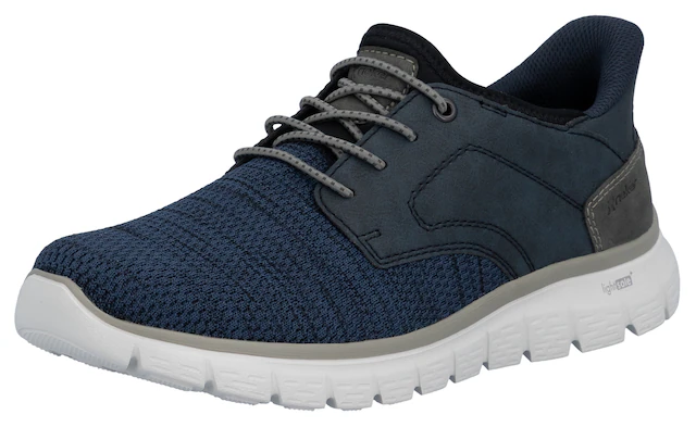 Rieker Slip-On Sneaker , Freizeitschuh, Halbschuh, Schlupfschuh, gepolsterter Fersenabschluss