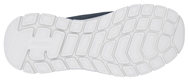 Rieker Slip-On Sneaker , Freizeitschuh, Halbschuh, Schlupfschuh, gepolsterter Fersenabschluss
