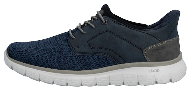 Rieker Slip-On Sneaker , Freizeitschuh, Halbschuh, Schlupfschuh, gepolsterter Fersenabschluss
