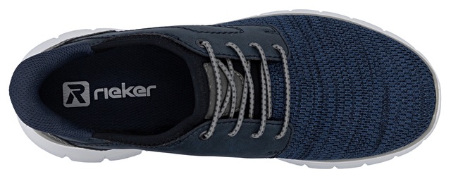 Rieker Slip-On Sneaker , Freizeitschuh, Halbschuh, Schlupfschuh, gepolsterter Fersenabschluss
