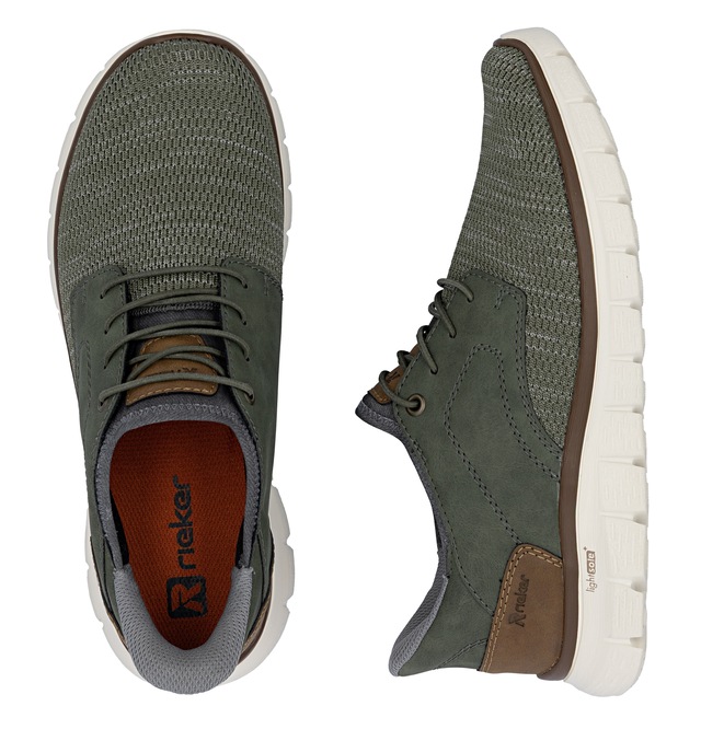 Rieker Slip-On Sneaker , Freizeitschuh, Halbschuh, Schlupfschuh, gepolsterter Fersenabschluss