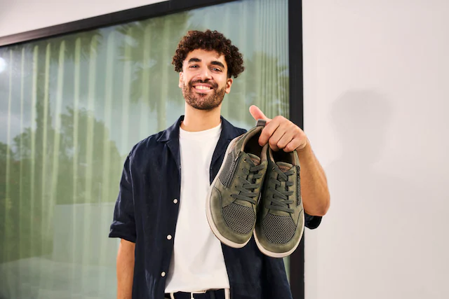 Rieker Sneaker , Halbschuh, Freizeitschuh, Schnürschuh mit seitlichem Reißverschluss
