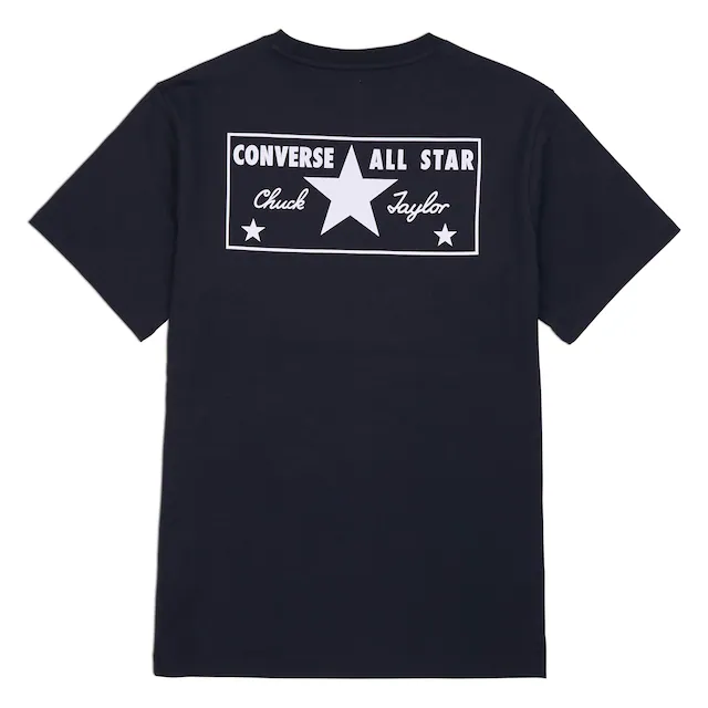 Converse T-Shirt »CONVERSE LICENSE PLATE TEE« Kurzarm-Design, mit Rundhalsausschnitt, aus Baumwolle