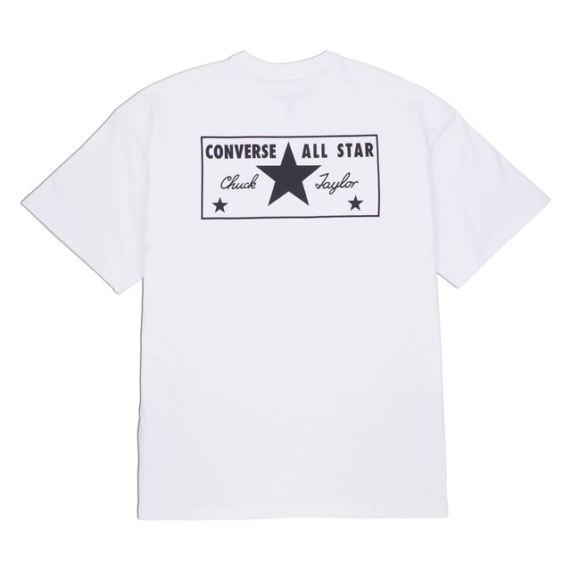 Converse T-Shirt »CONVERSE LICENSE PLATE TEE« Kurzarm-Design, mit Rundhalsausschnitt, aus Baumwolle