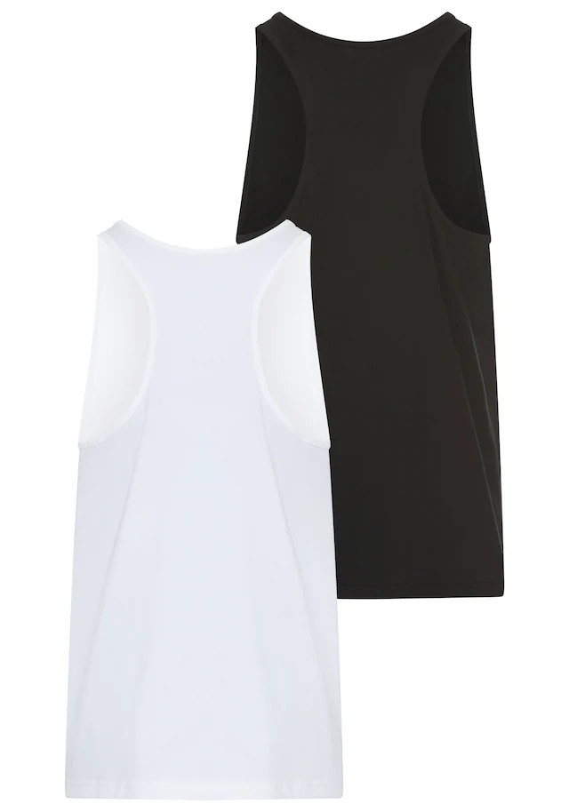Champion Tanktop Packung, 2 Stk. im 2er-Pack, mit Rundhalsausschnitt, sportlicher Stil, aus Baumwolle