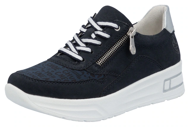 Rieker Plateausneaker Schnürschuh, Halbschuh, Freizeitschuh mit Soft-Einlage