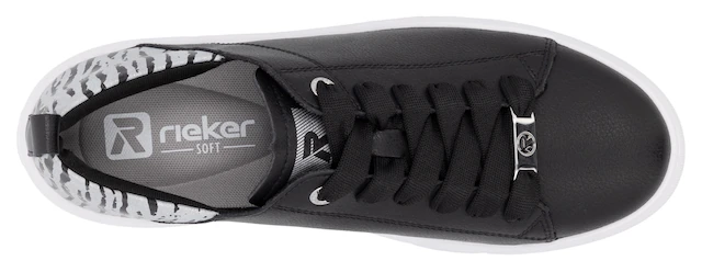 RIEKER Sport Plateausneaker , Schnürschuh, Halbschuh, Freizeitsneaker mit Soft-Einlage