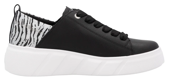 RIEKER Sport Plateausneaker , Schnürschuh, Halbschuh, Freizeitsneaker mit Soft-Einlage