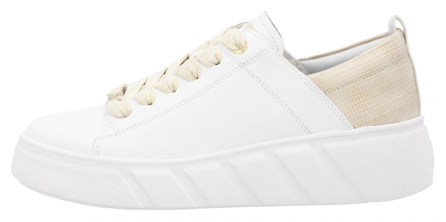 RIEKER Sport Plateausneaker , Schnürschuh, Halbschuh, Freizeitsneaker mit Soft-Einlage