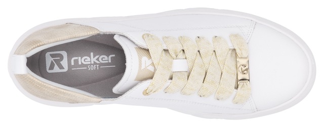 RIEKER Sport Plateausneaker , Schnürschuh, Halbschuh, Freizeitsneaker mit Soft-Einlage