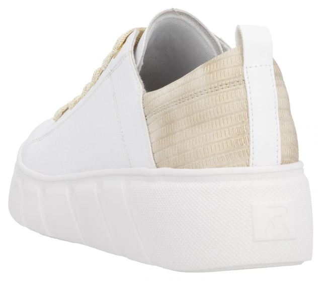 RIEKER Sport Plateausneaker , Schnürschuh, Halbschuh, Freizeitsneaker mit Soft-Einlage