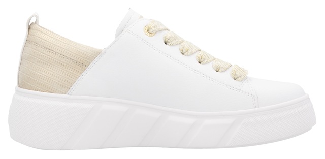 RIEKER Sport Plateausneaker , Schnürschuh, Halbschuh, Freizeitsneaker mit Soft-Einlage