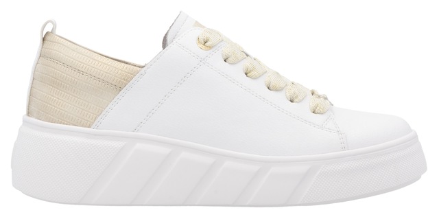 RIEKER Sport Plateausneaker , Schnürschuh, Halbschuh, Freizeitsneaker mit Soft-Einlage
