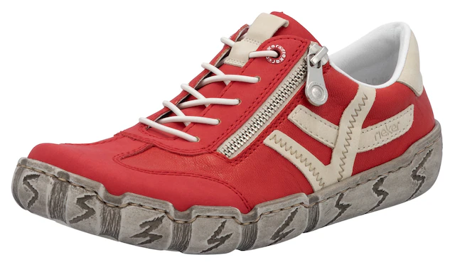 Rieker Slip-On Sneaker , Halbschuh, Schlupfschuh, Freizeitschuh mit weicher Innensohle