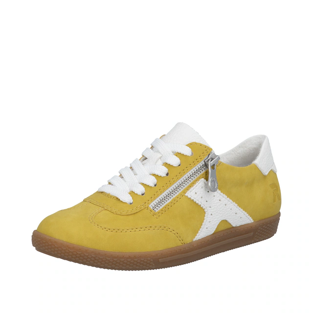 Rieker Sneaker Halbschuh, Freizeitschuh, Schnürschuh mit Reißverschluss