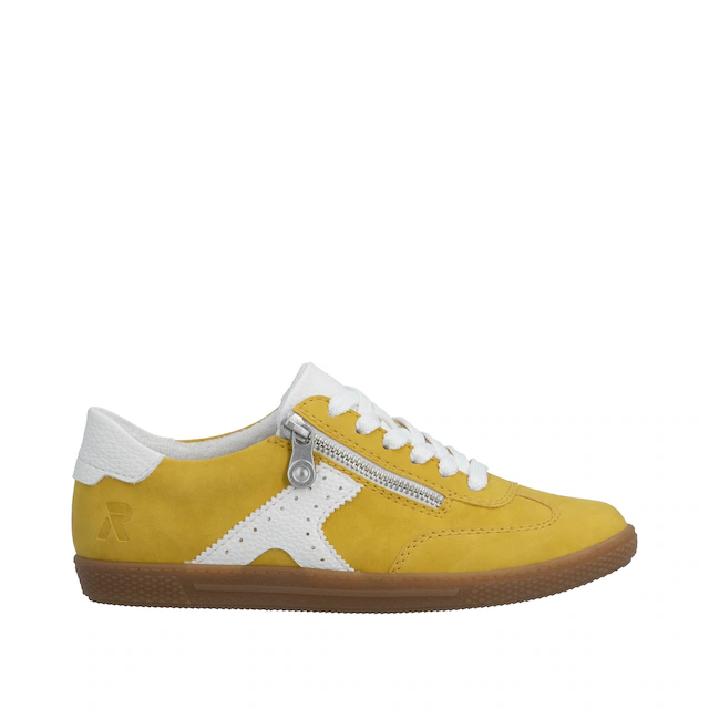 Rieker Sneaker Halbschuh, Freizeitschuh, Schnürschuh mit Reißverschluss