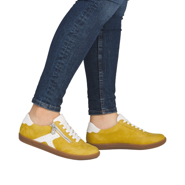 Rieker Sneaker Halbschuh, Freizeitschuh, Schnürschuh mit Reißverschluss
