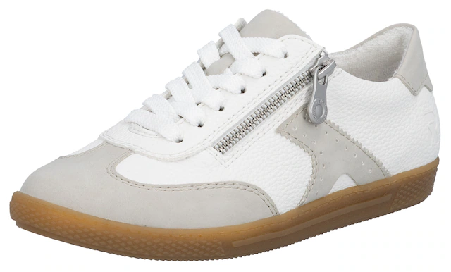 Rieker Sneaker Halbschuh, Freizeitschuh, Schnürschuh mit Reißverschluss