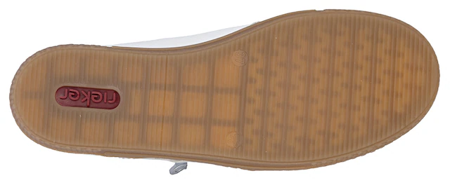 Rieker Sneaker Halbschuh, Freizeitschuh, Schnürschuh mit Reißverschluss