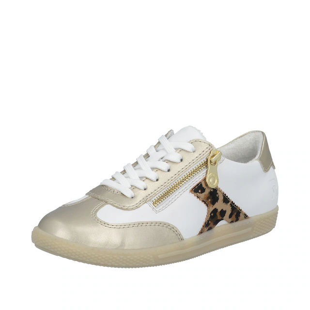Rieker Sneaker Halbschuh, Freizeitschuh, Schnürschuh mit Reißverschluss