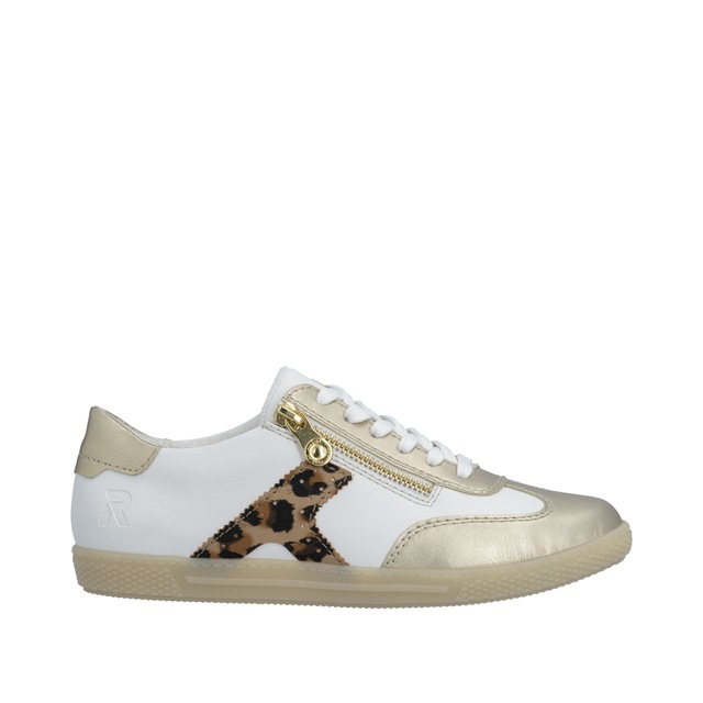 Rieker Sneaker Halbschuh, Freizeitschuh, Schnürschuh mit Reißverschluss