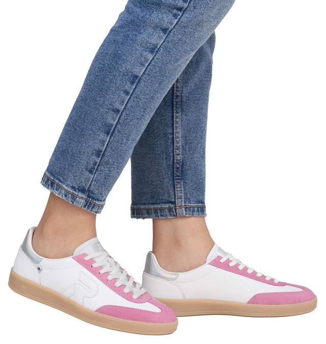 RIEKER Sport Sneaker »San Diego Swing2GO« Retro-Sneaker, Freizeitschuh, Halbschuh mit herausnehmbarem Fußbett