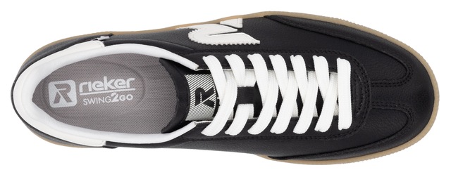 RIEKER Sport Sneaker »San Diego Swing2GO« Retro-Sneaker, Freizeitschuh, Halbschuh mit herausnehmbarem Fußbett