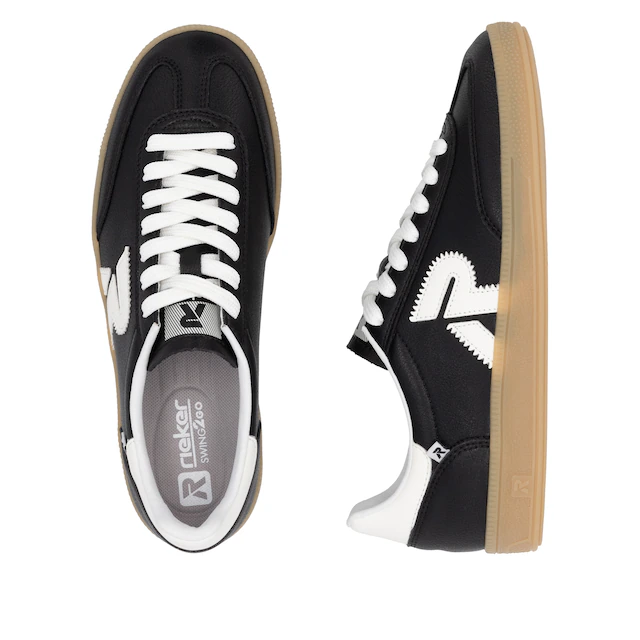 RIEKER Sport Sneaker »San Diego Swing2GO« Retro-Sneaker, Freizeitschuh, Halbschuh mit herausnehmbarem Fußbett