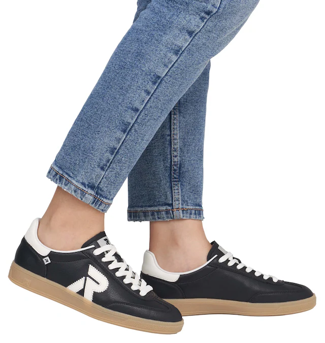 RIEKER Sport Sneaker »San Diego Swing2GO« Retro-Sneaker, Freizeitschuh, Halbschuh mit herausnehmbarem Fußbett