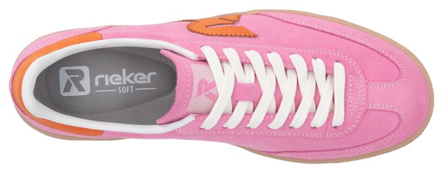 RIEKER Sport Sneaker »San Diego Swing2GO« Retro-Sneaker, Freizeitschuh, Halbschuh mit herausnehmbarem Fußbett