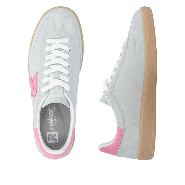 RIEKER Sport Sneaker »San Diego Swing2GO« Retro-Sneaker, Freizeitschuh, Halbschuh mit herausnehmbarem Fußbett