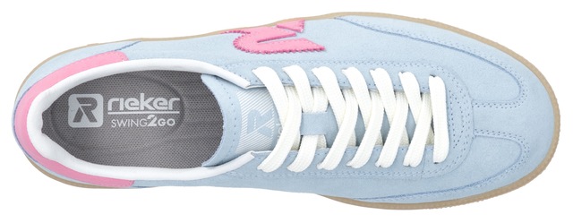 RIEKER Sport Sneaker »San Diego Swing2GO« Retro-Sneaker, Freizeitschuh, Halbschuh mit herausnehmbarem Fußbett