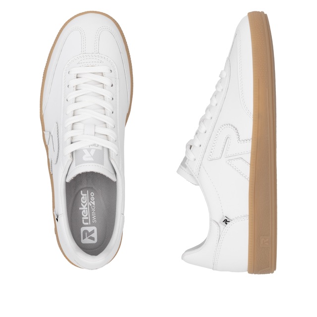 RIEKER Sport Sneaker »San Diego Swing2GO« Retro-Sneaker, Freizeitschuh, Halbschuh mit herausnehmbarem Fußbett