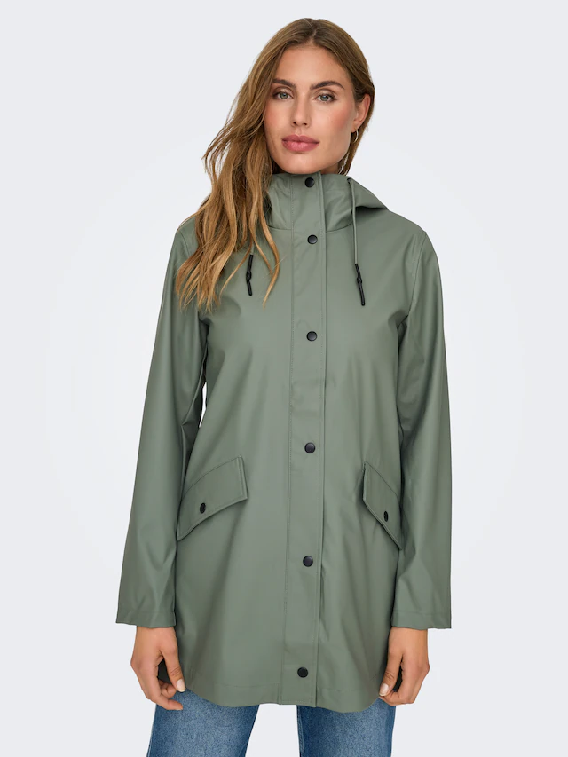 ONLY Kurzmantel »ONLELISA RAINCOAT OTW NOOS« beschichtete Qualität