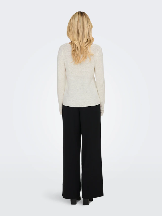 ONLY V-Ausschnitt-Pullover »ONLGEENA L/S V-NECK KNT NOOS«