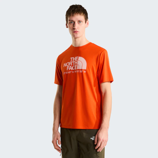 The North Face Funktionsshirt »M 24/7 S/S TEE LOGO GRAPHIC REG« sportliche Passform, kurze Ärmel, mit FlashDry™ Technologie
