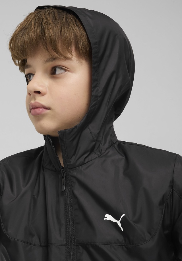 PUMA Windbreaker »ESS UV WINDBREAKER« mit Kapuze für Jugendliche, mit Kapuze, mit Eingrifftasche