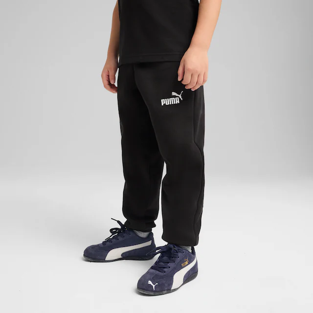 PUMA Trainingshose »ESS SMALL NO1 LOGO SWEATPANTS FL PS« mit Eingrifftaschen, elastischer Bund, Regular Fit, für Kinder