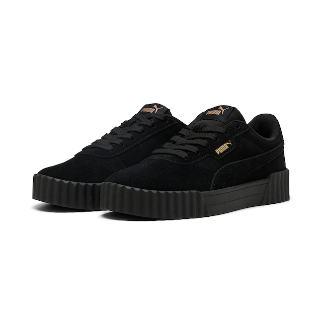 PUMA Sneaker »CARINA 30 SD« aus Wildleder, mit SOFTFOAM+ Einlegesohle, mit Schnürung
