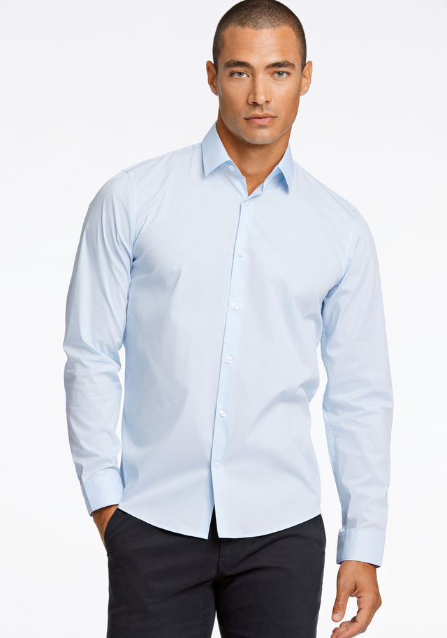 LINDBERGH Businesshemd »Business-Casual-Hemd (Langarm) Slim Fit«